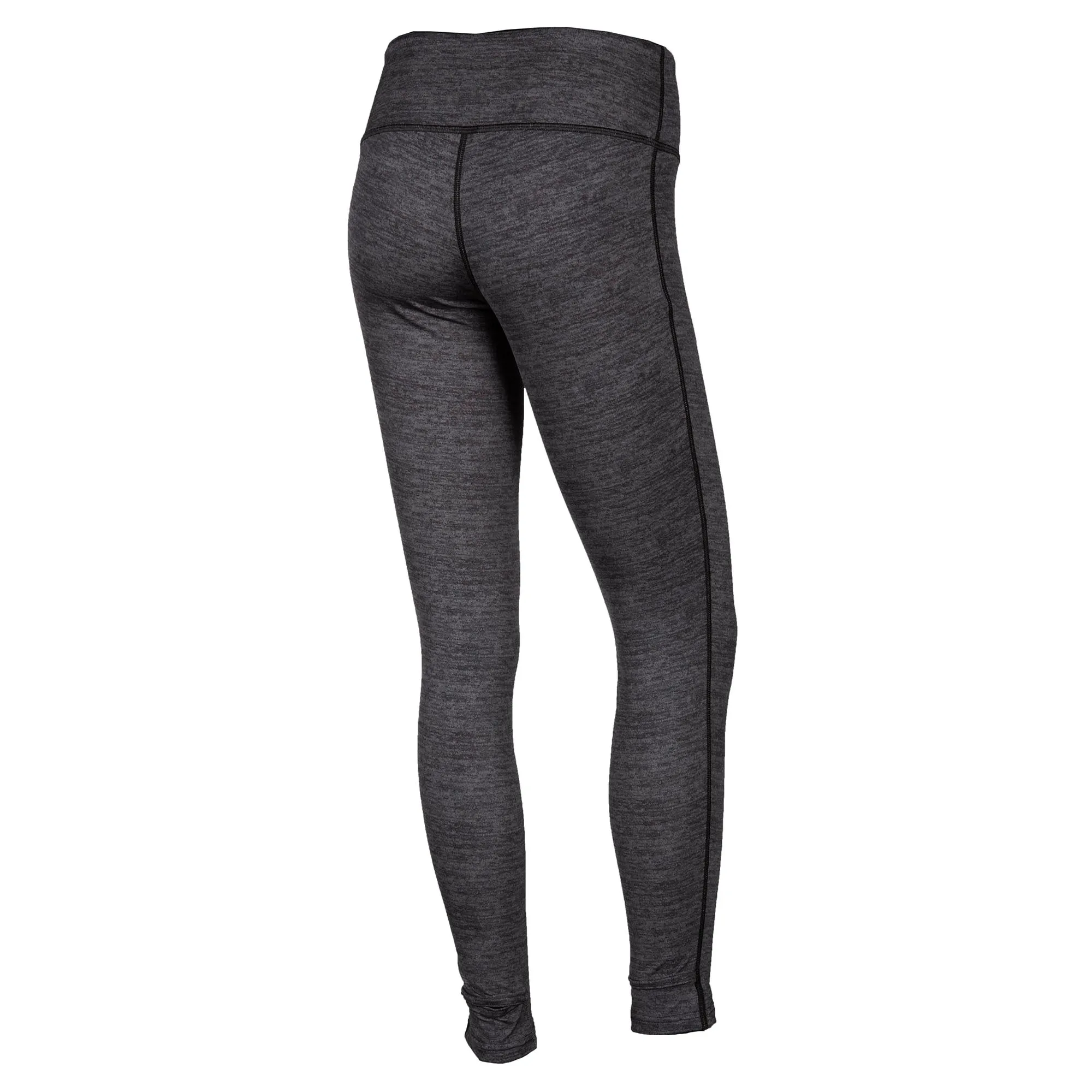 Klim  Womens Solstice Pants 2.0 Base Layer Moisture Wicking Warm Black Heather