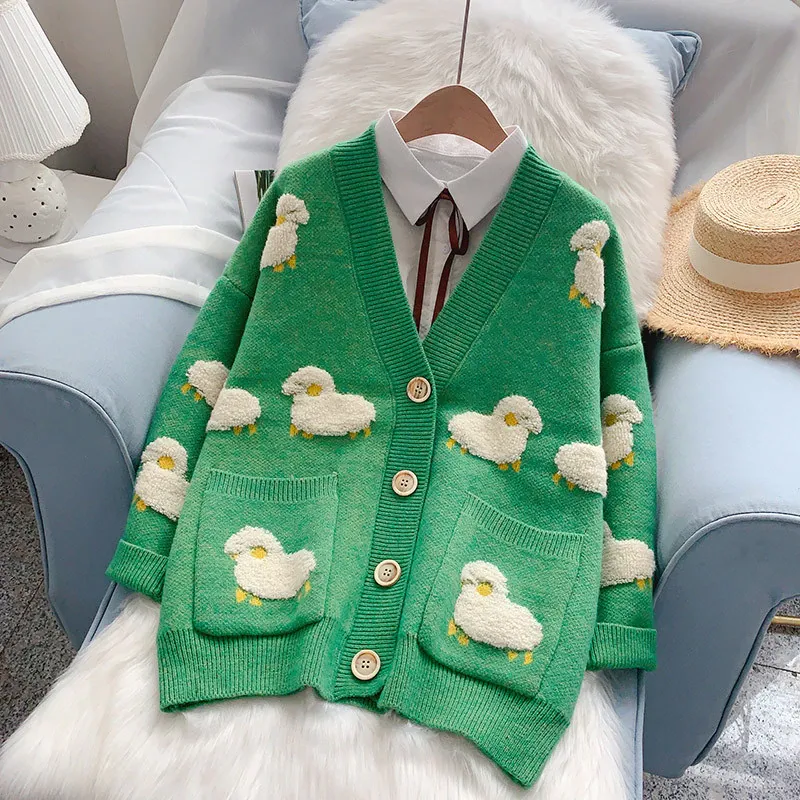 Knit Sheep Cardigan