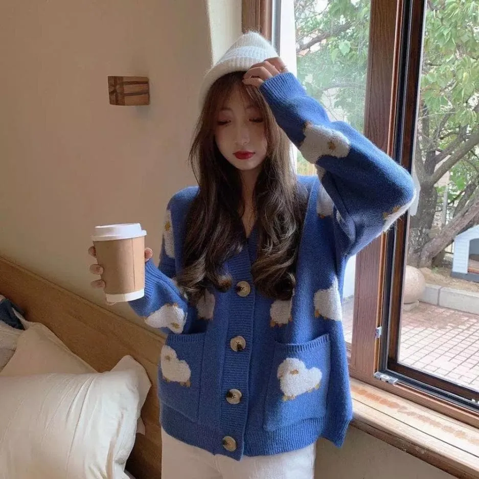 Knit Sheep Cardigan