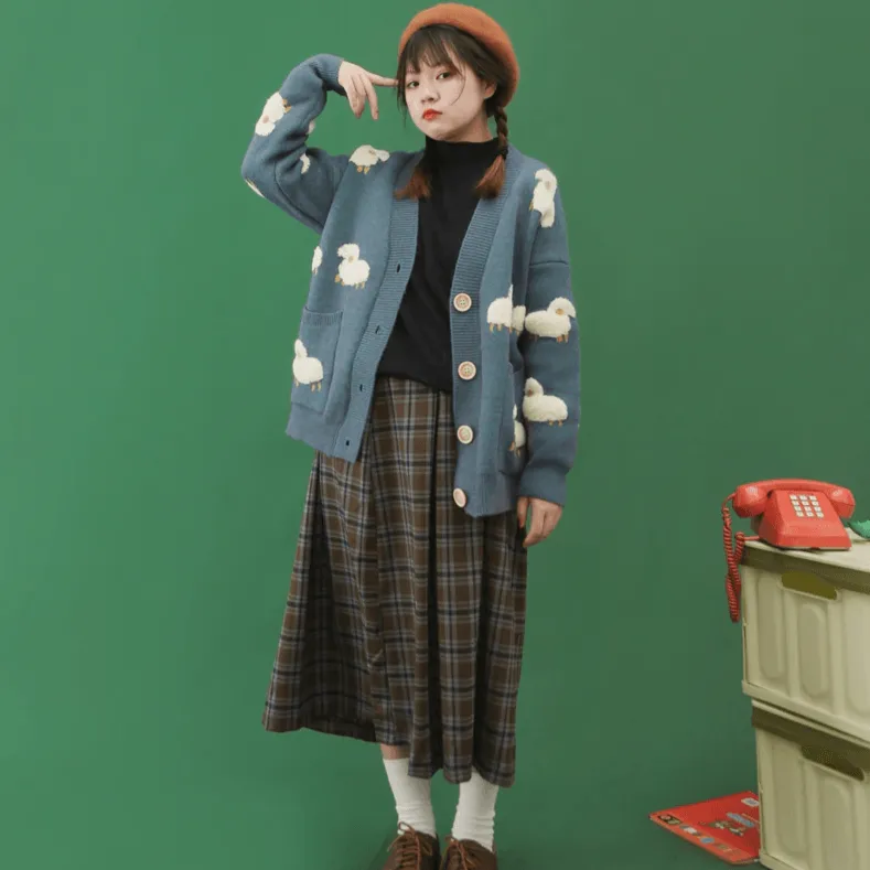 Knit Sheep Cardigan