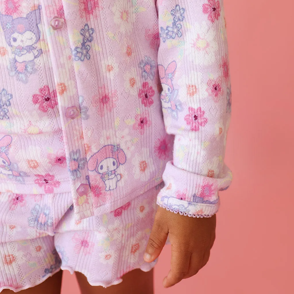 Kuromi® & My Melody® Garden Pointelle Cardigan