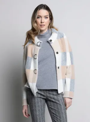 LK527NC - Plaid "C" Snaps Jacket