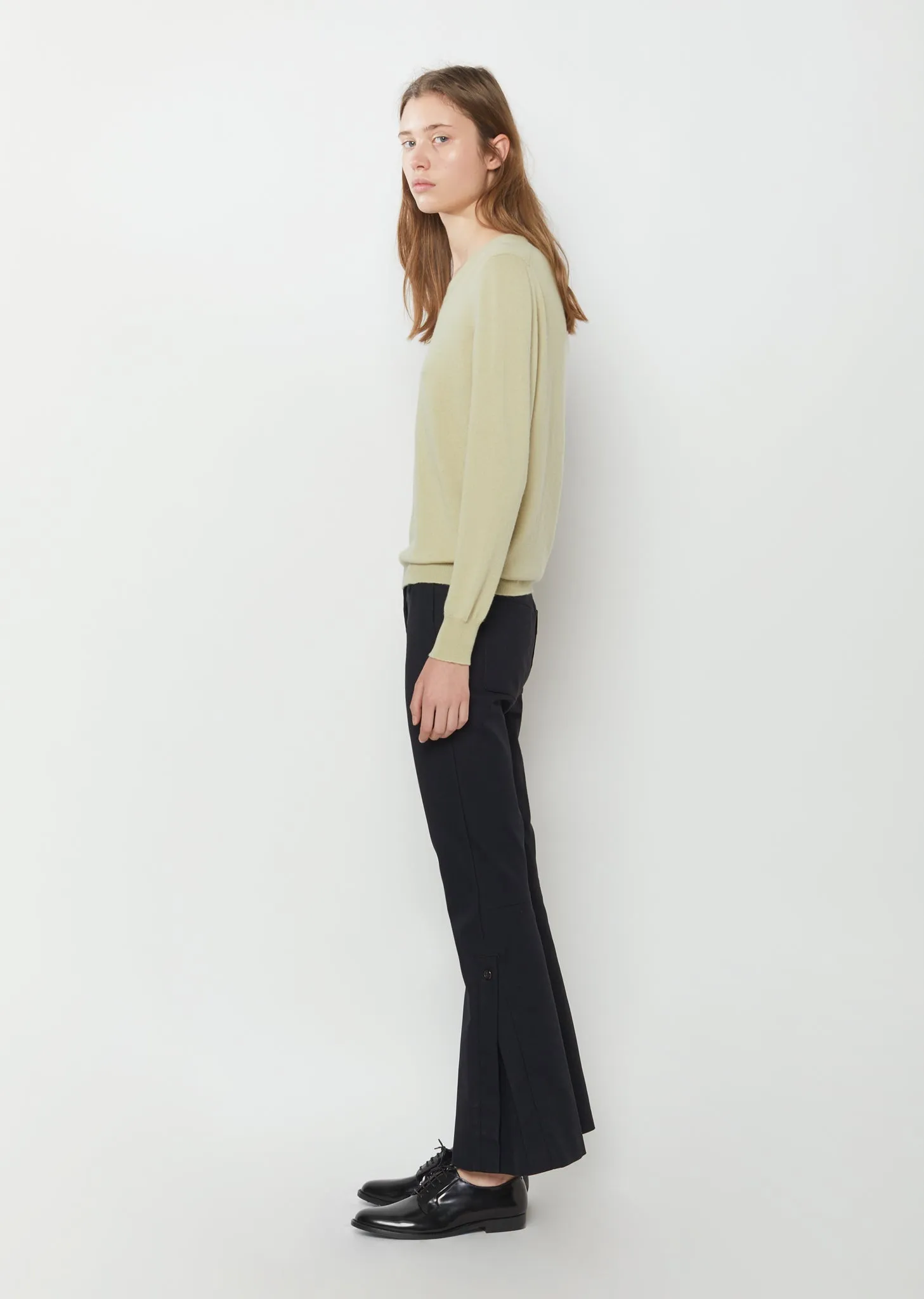 Long Sleeve Cashmere Crewneck