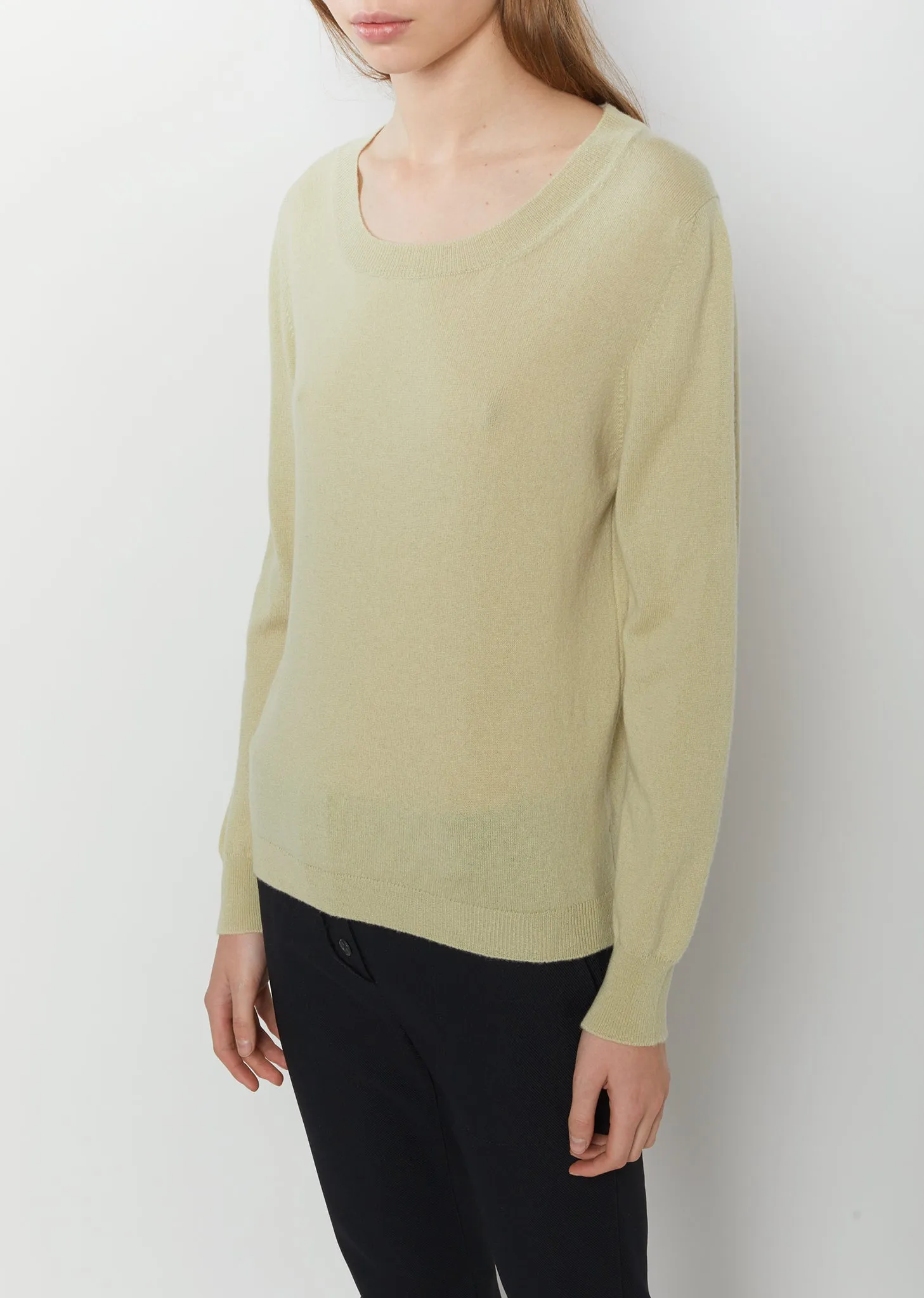 Long Sleeve Cashmere Crewneck