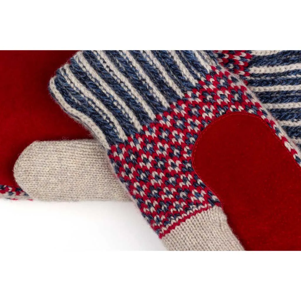 Lycksele Suede Palm Mittens