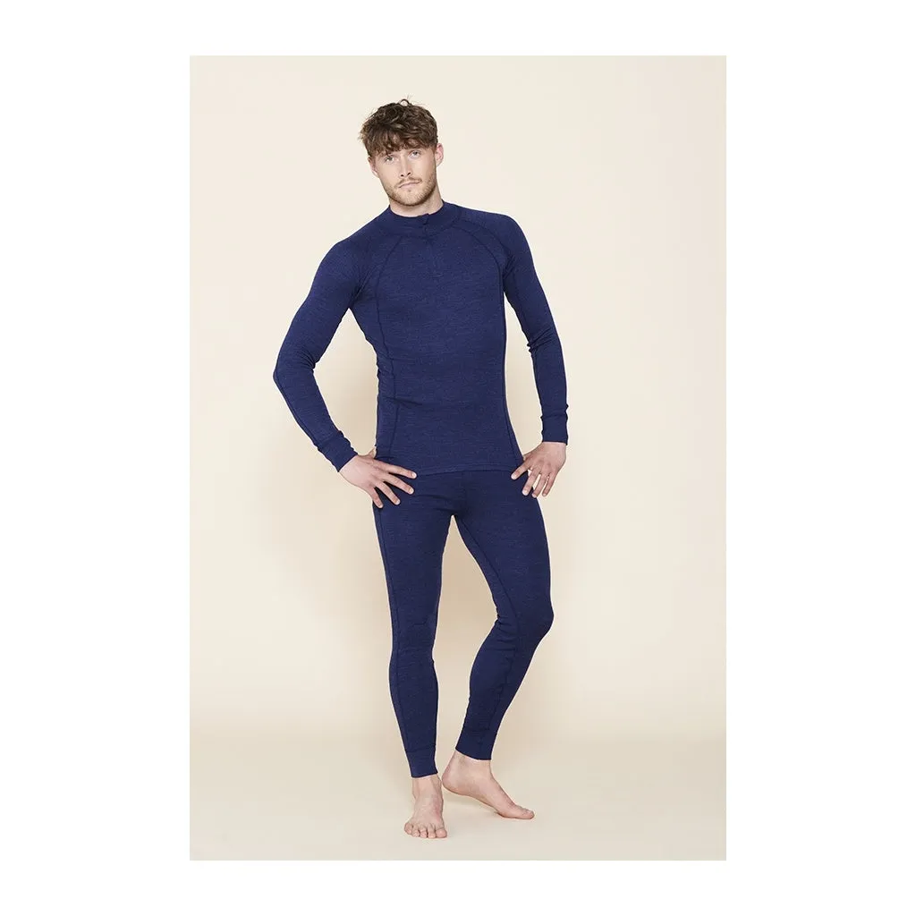 Mens Merino Wool Pants - Navy