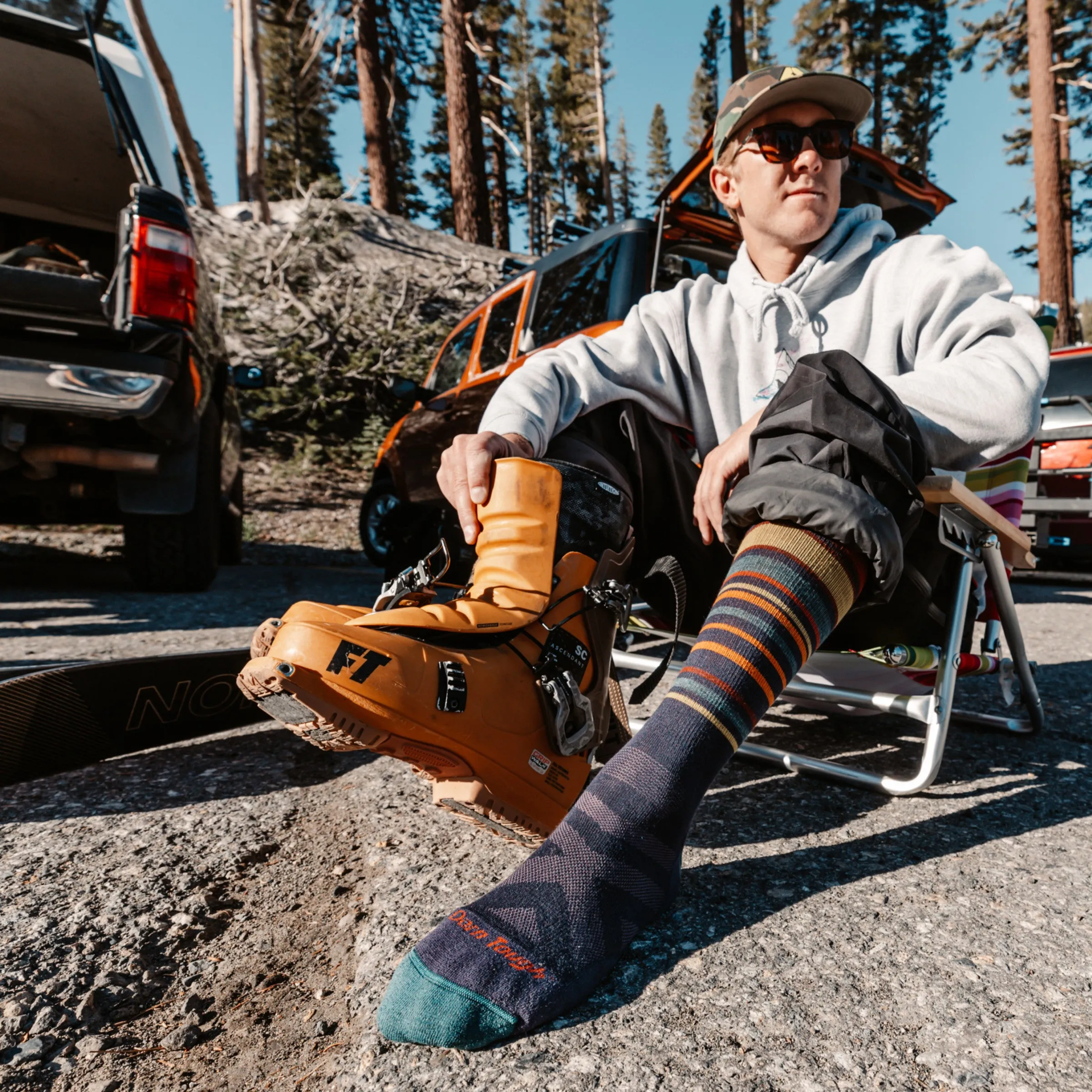 Men's Snowpack Over-the-Calf  Midweight Ski & Snowboard Sock