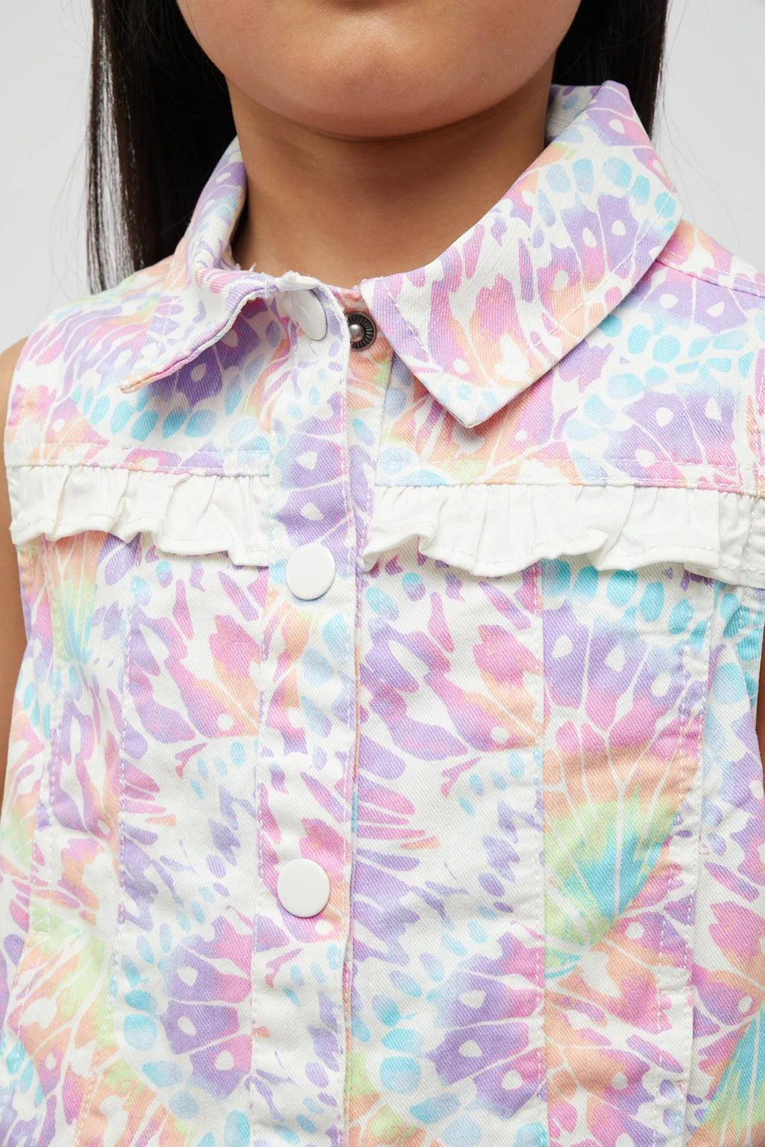 One Friday Multi Color Sleeveless Top