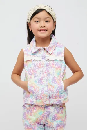 One Friday Multi Color Sleeveless Top