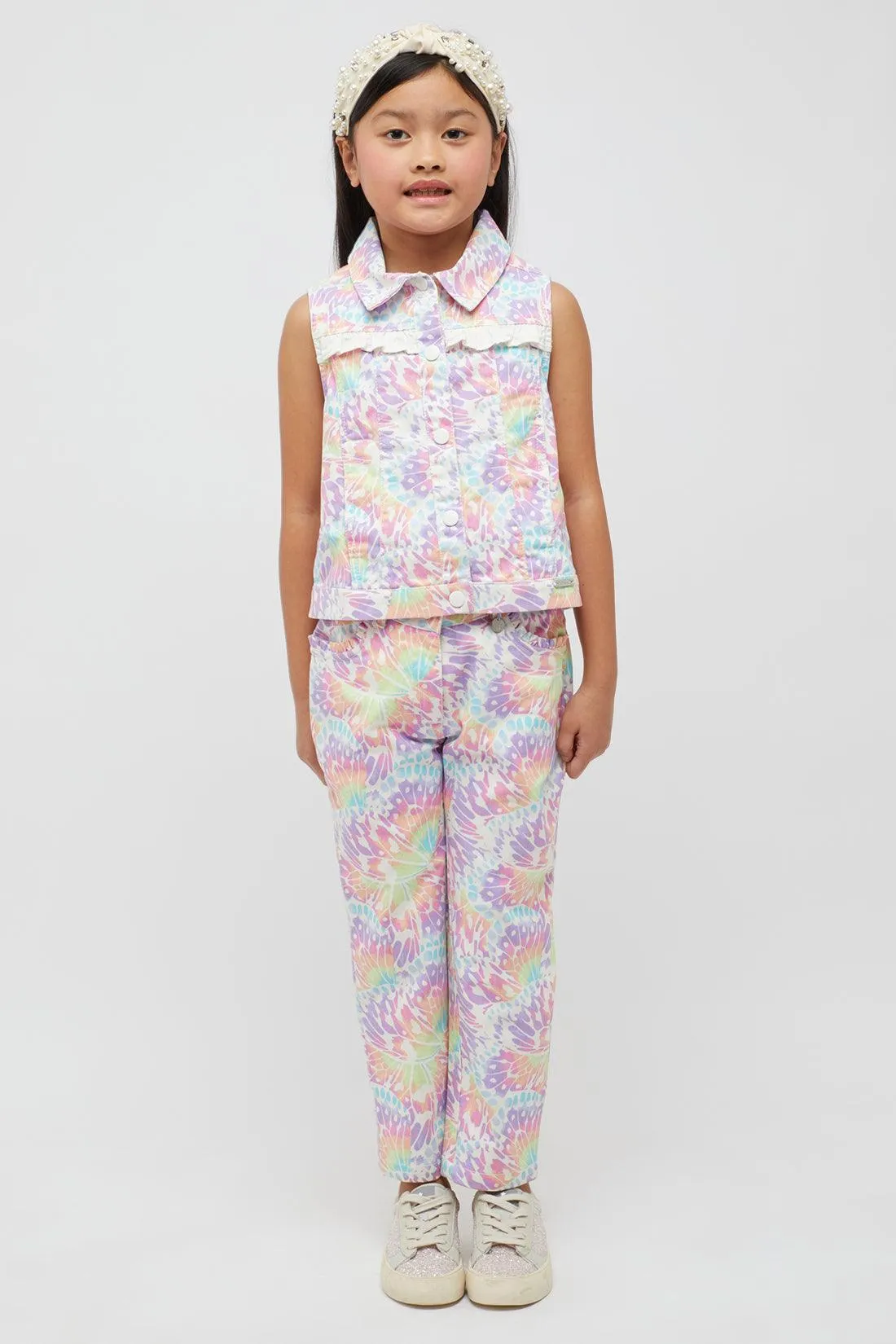 One Friday Multi Color Sleeveless Top