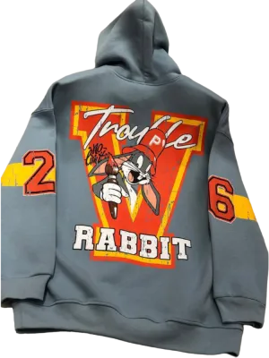 Oversize Grey Men's Graphic Hoodies Fashion Design Heavy Blend
