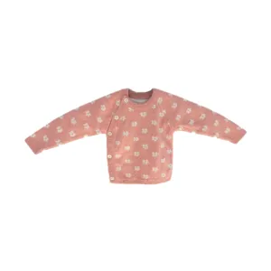 Peach Baby Sweater | 100% Organic Cotton-Silk