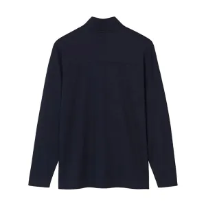 Polaris  Quarter Zip Pullover Warm Soft Comfortable Casual Navy