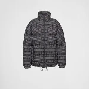 Re-Nylon Down Zipper Jacket