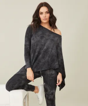 Soft Stretch Asymmetrical Tie Dye