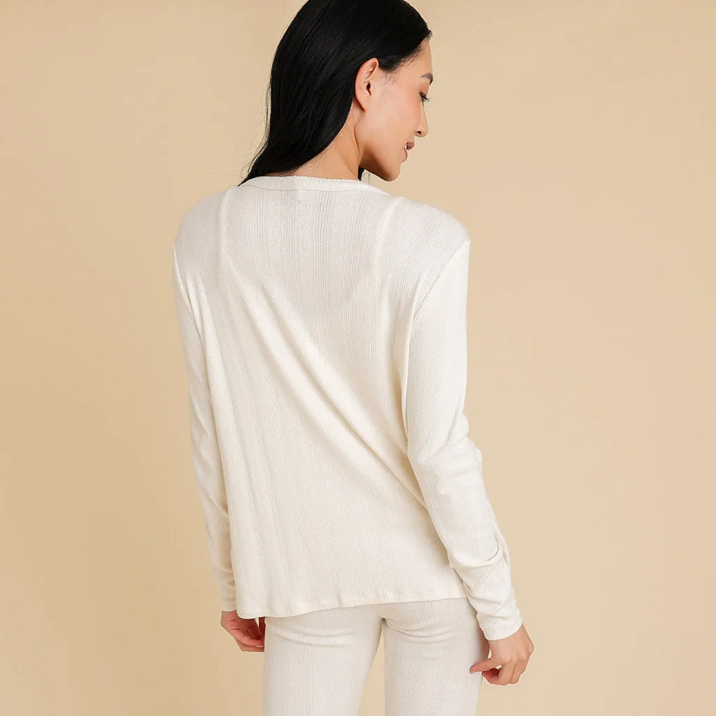 Vanilla Women's Pointelle Cardigan