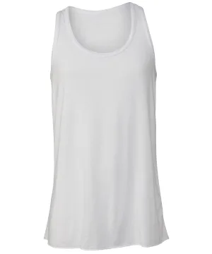 White - Youth flowy racerback tank