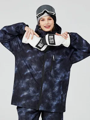 Women's Outdoor Printed Snowboarding Jacket