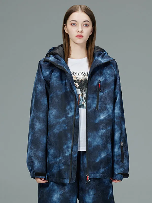 Women's Outdoor Printed Snowboarding Jacket