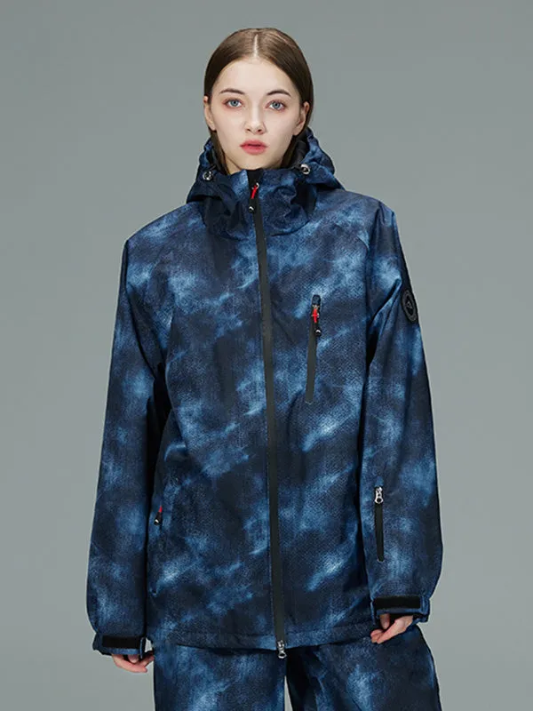 Women's Outdoor Printed Snowboarding Jacket
