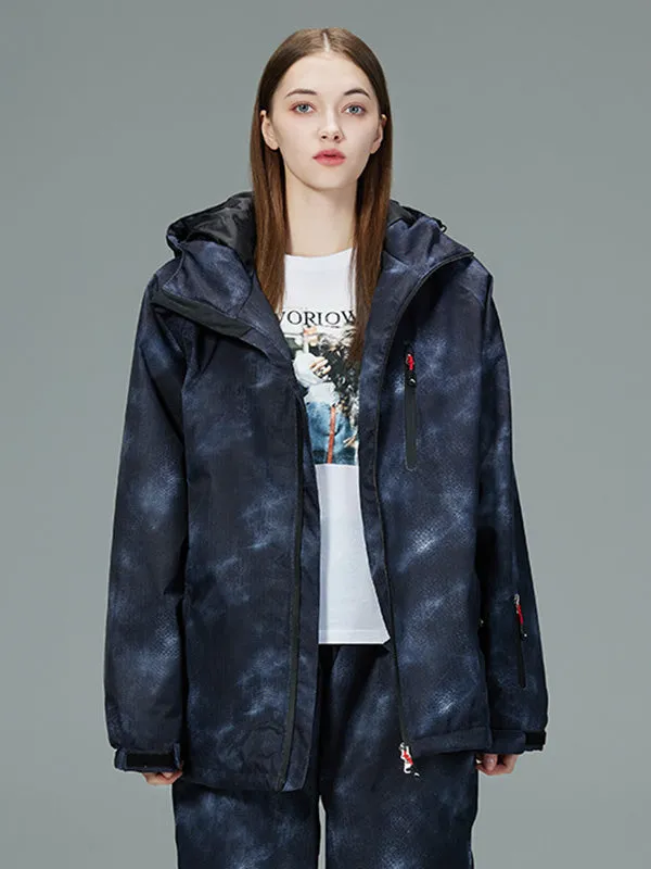 Women's Outdoor Printed Snowboarding Jacket