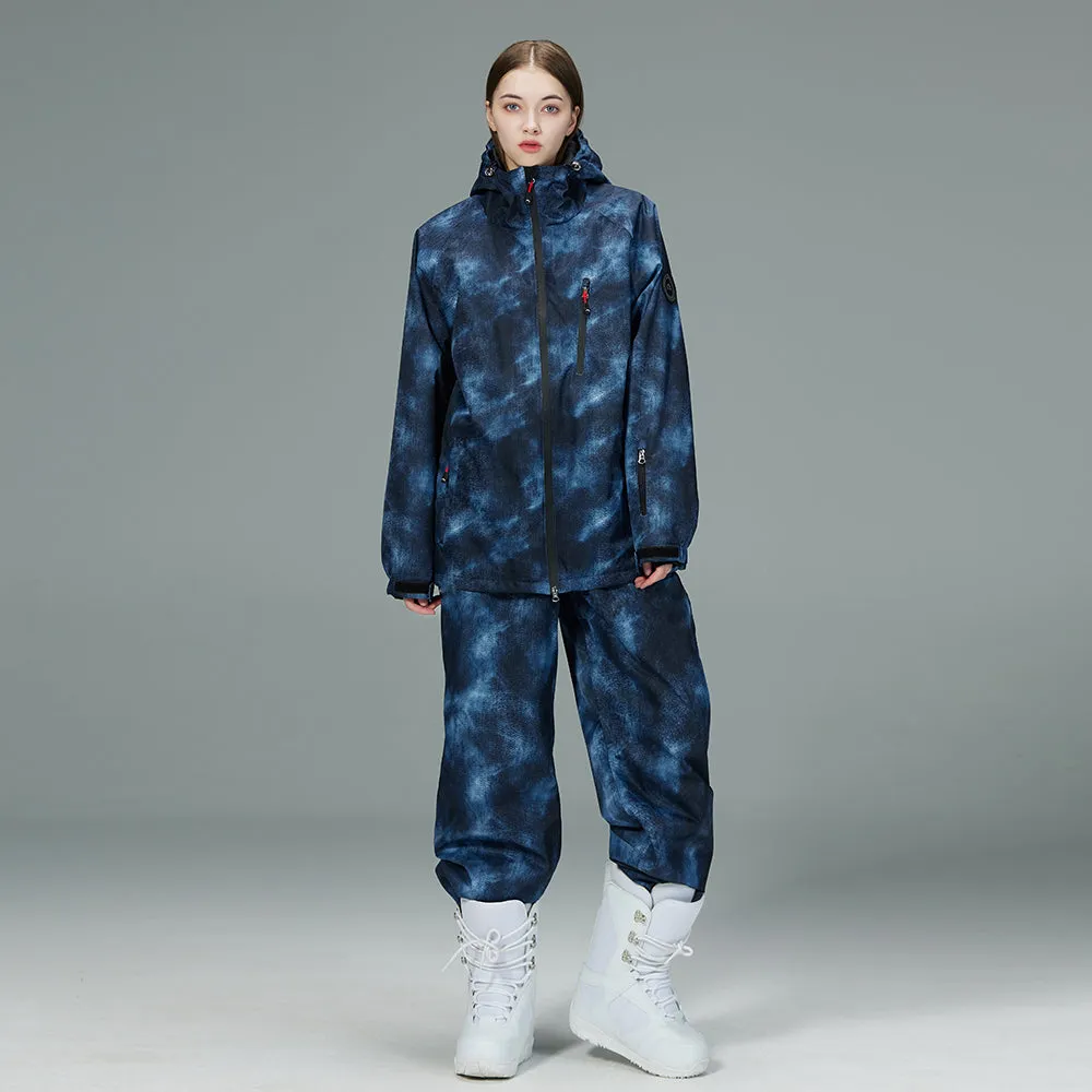 Women's Outdoor Printed Snowboarding Jacket