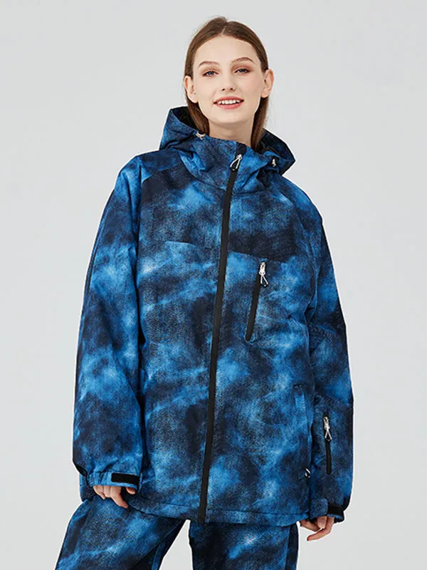 Women's Outdoor Printed Snowboarding Jacket
