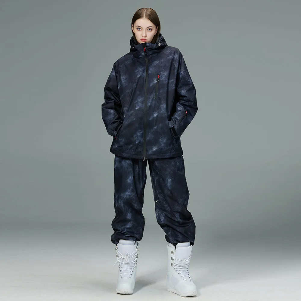 Women's Outdoor Printed Snowboarding Jacket