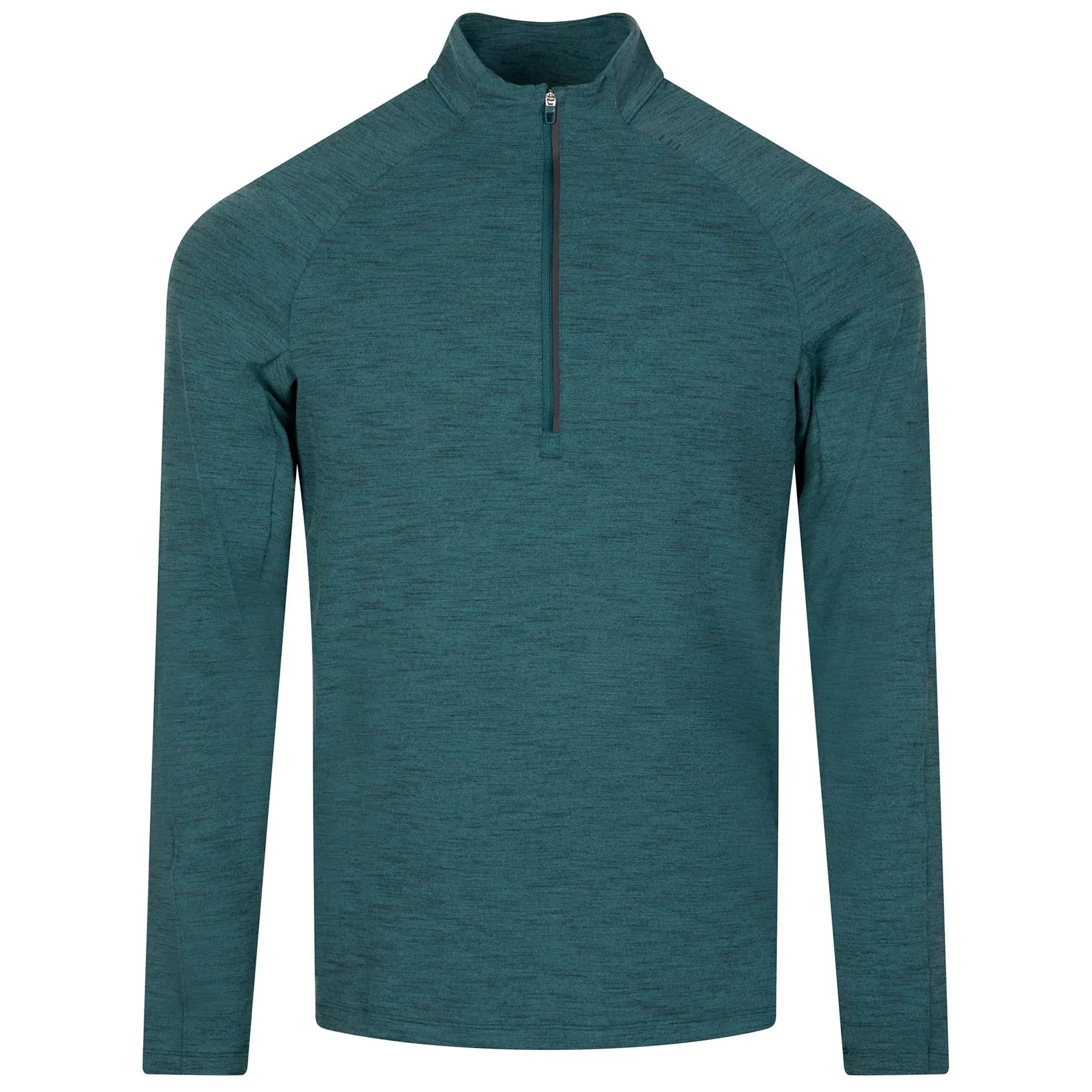 x TRENDYGOLF Surge Warm Half Zip Tri Colour Rulu Green Jasper Oceanic - SS23